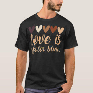 Camiseta Animal da floresta de amor cego colorido aceito