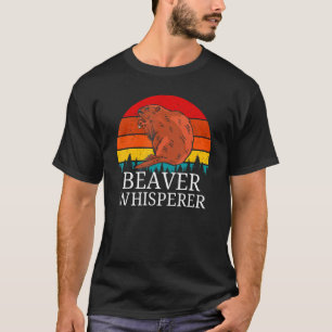 Camiseta Animal da Floresta Selvagem de Sussuros de Beaver