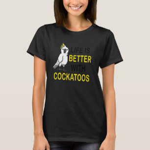 Camiseta Animal de coquetel exótico de aves tropicais