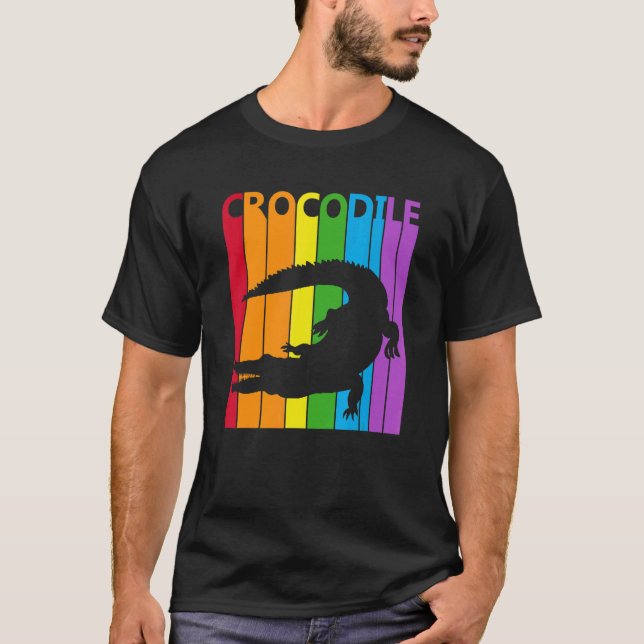 Camiseta Animal de crocodilo codilo cotovelo (Frente)