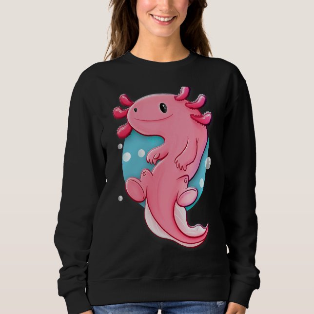 Camiseta Animal de Cubo Axolotl (Frente)