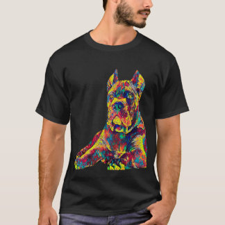 Camiseta Animal de estimação italiano da cor do Mastiff do