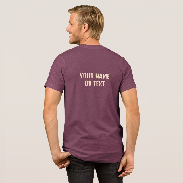 Camiseta Animal de festa de texto personalizado (Voltar Cheio)