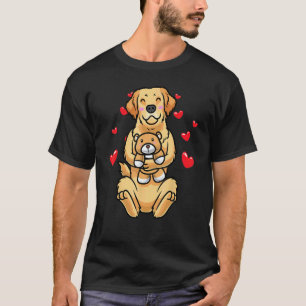Camiseta Animal de Pelúcia Cachorro Golden Retriever e Cora