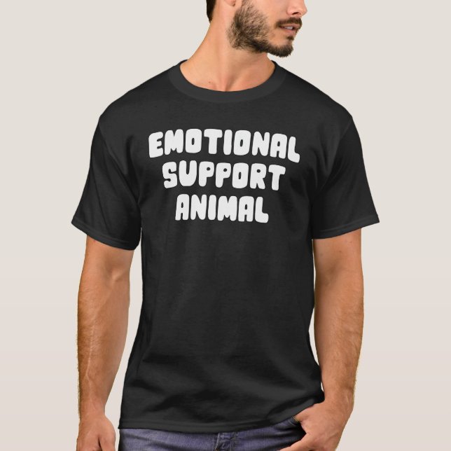 Camiseta Animal de suporte emocional (Frente)