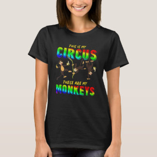 Camiseta Animal De Zoológico Este É Meu Circo Estes São Meu