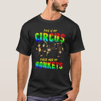 Camiseta Animal De Zoológico Este É Meu Circo Estes São Meu