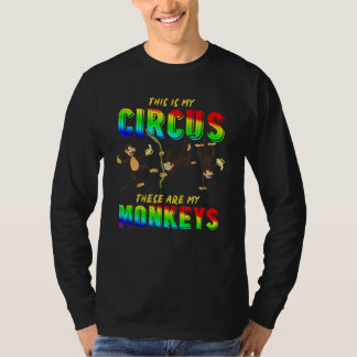 Camiseta Animal De Zoológico Este É Meu Circo Estes São Meu