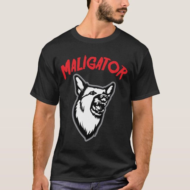 Camiseta Animal do amante do cão de Malinois do belga de (Frente)