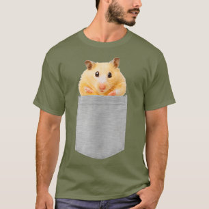 Camiseta Animal do seu bolso Hamster amassado