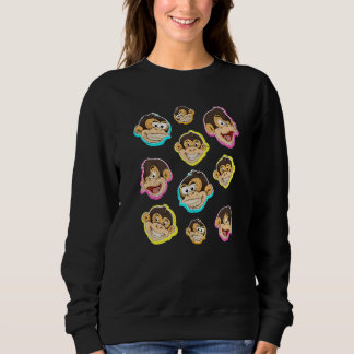 Camiseta Animal do Zoológico Chimpanzé Macaco Fofo