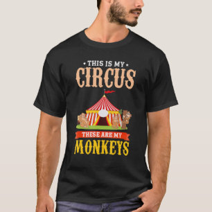 Camiseta Animal do Zoológico Este É o Meu Circo Estes São