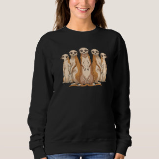 Camiseta Animal do Zoológico Suricatos Fofos África Safari