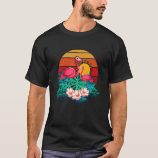 Camiseta Animal do Zoológico Tropic Verão Nascer do Sol Fla