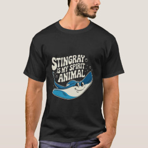 Camiseta Animal Espiritual Mar Oceano Stingray Animal Raia