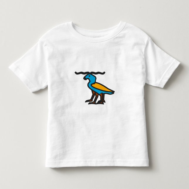 Camiseta Animal estranho azul (Frente)