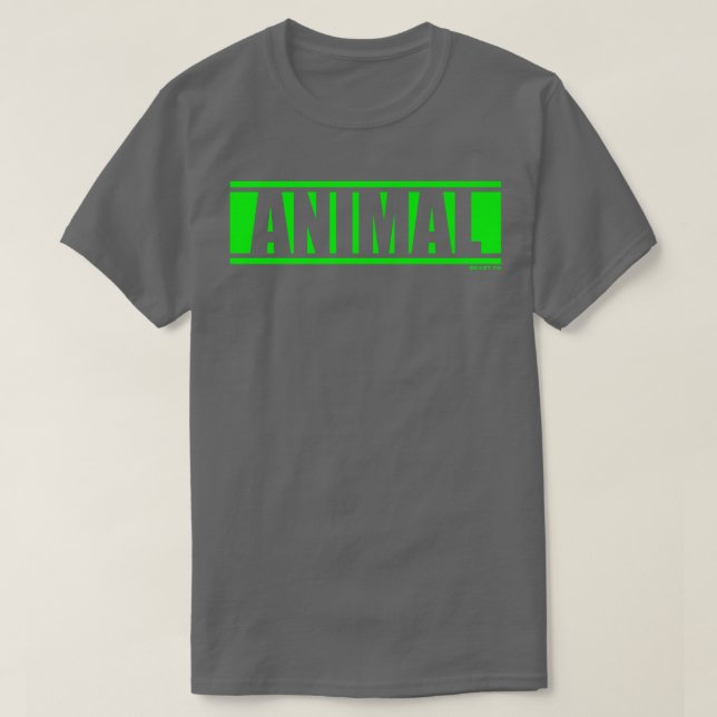 Camiseta Animal Green Gym Fitness Workout Gym Saying Motiva (Frente do Design)