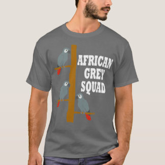 Camiseta Animal Irônico da Esquadra de Cinzas Africanas de