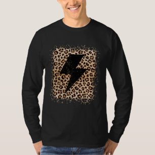 Camiseta Animal Leopardo Guepardo Parafuso Impressão Relâmp