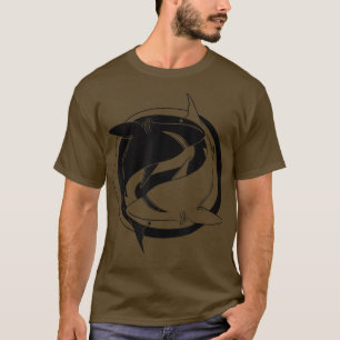 Camiseta Animal marinho Ying Yang Shark