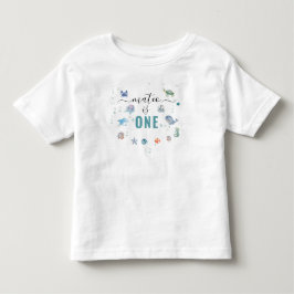 Camiseta Animal Ocean Um Nome Personalizado Aniversário de 