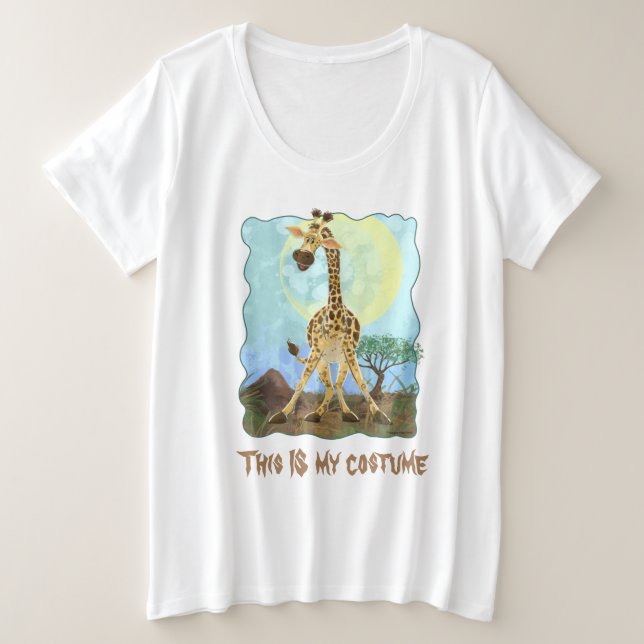 Camiseta Animal Parade Giraffe (Frente do Design)