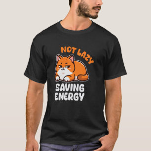 Camiseta Animal Preguiçoso Engraçado - Não Preguiçoso Econo