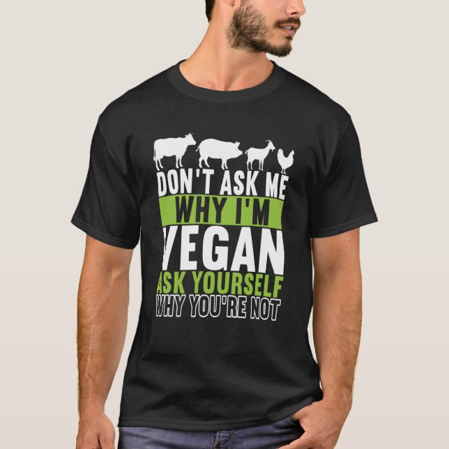 Camiseta Animal Rights Vegan Vegetarian  6 (Frente)