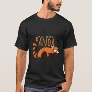 Camiseta Animal Salve A Consciência Da Panda Vermelha