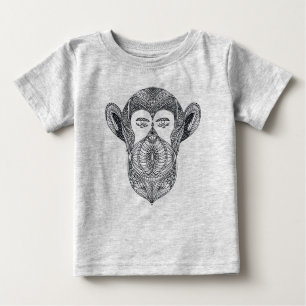 Camiseta Animal selvagem do Doodle da floresta