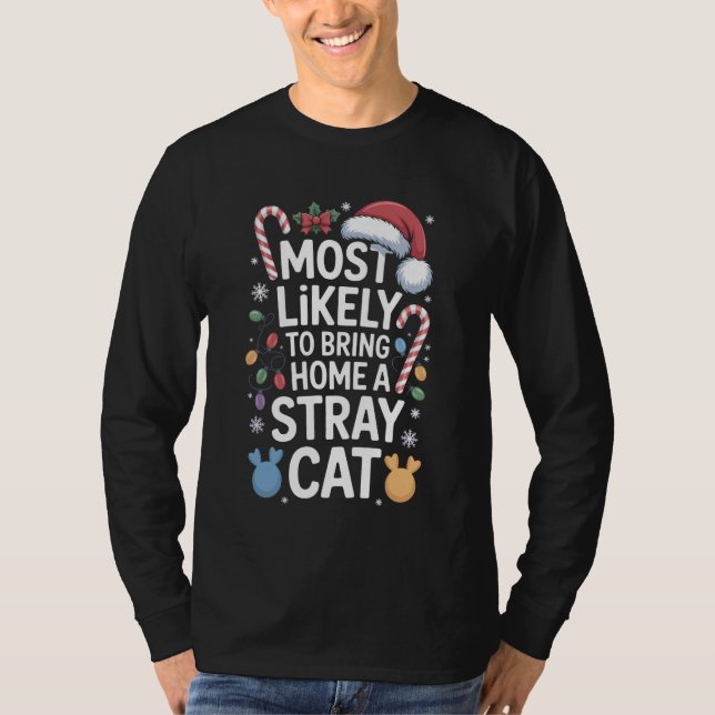 Camiseta Animal Shelter Helper Most Likely to Bring Home A  (Frente)