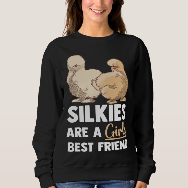 Camiseta Animal Silkie Chicken Mom Silky Chicken Farmer (Frente)