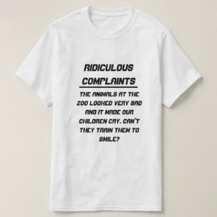 Camiseta Animal triste das queixas ridículas no jardim