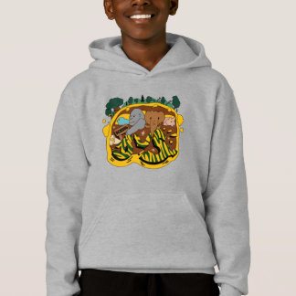 Camiseta Animal vai para a escola de ônibus meninos'