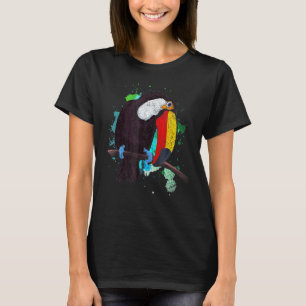 Camiseta Animal Zoo Animal Bird Colorir Toucan