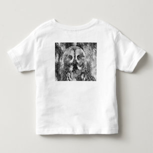 Camiseta AnimalArtBW_Owl_001