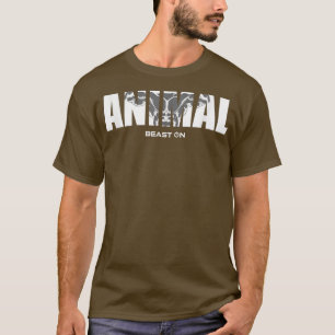 Camiseta ANIMALMuscles Besta Na Malhação De Motivação Do Gc