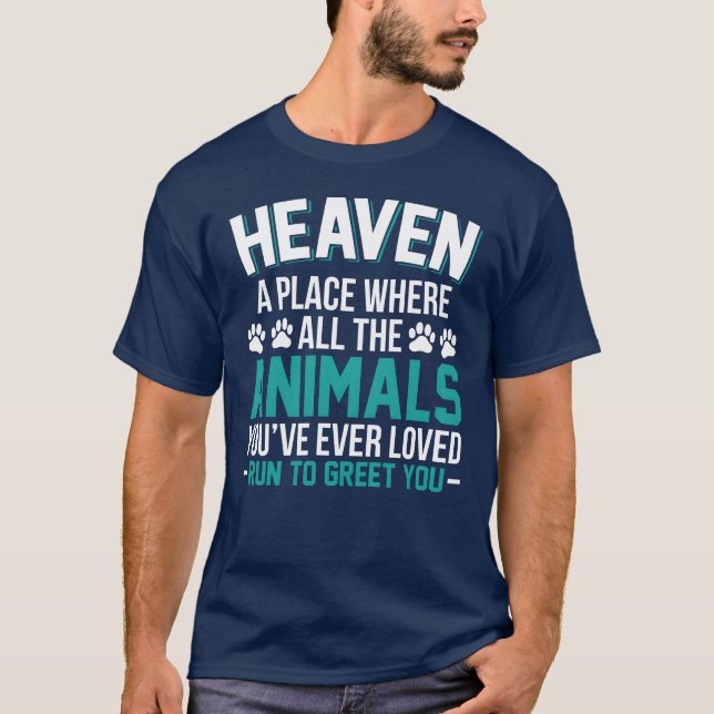 Camiseta Animals Heavenly Place Cool Gift girl (Frente)