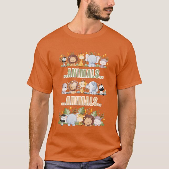 Camiseta Animals retro (Frente)