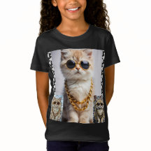 Animalzinho Elegante | Gatinha com Óculos de Sol –