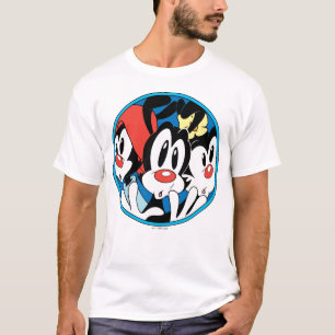 Camiseta Animaniacs   Gráfico do círculo dos irmãos Warner