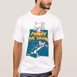 Camiseta Animaniacs   Pinky e o Gráfico da Gaiola do Cére
