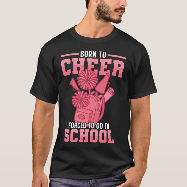 Camiseta Animar Líderes de Torcida Nascidos Para Animar For (Frente)