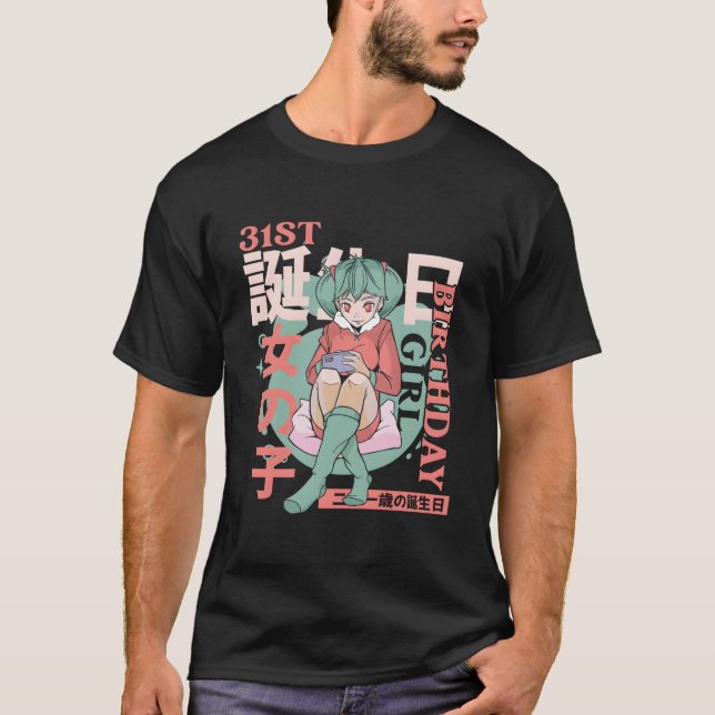 Camiseta Anime 31 Bday 31Th Kawaii (Frente)