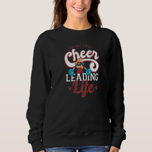 Camiseta Anime A Cheerhead Vivendo Essa Vida De Liderança D