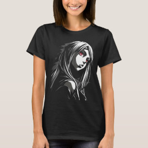 Camiseta Anime Abstrato do Anime Manga Motif