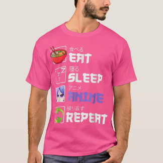 Camiseta Anime animado animado animado anime anime japonês 