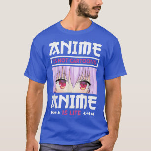 Camiseta Anime Anime Anime Anime Japonês Não é Anime