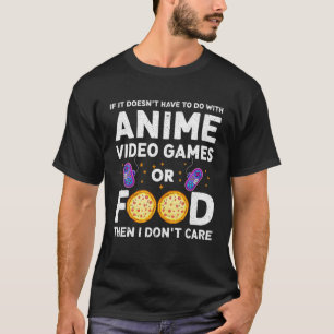 Camiseta Anime Art For Women Teen Girls Anime Merch Ani