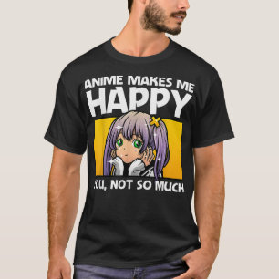 Camiseta Anime Art For Women Teen Girls Anime Merch Ani